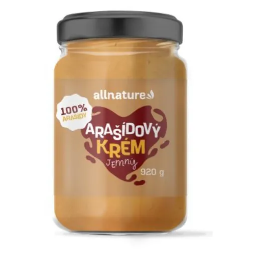 ALLNATURE Arašidový krém jemný 920 g