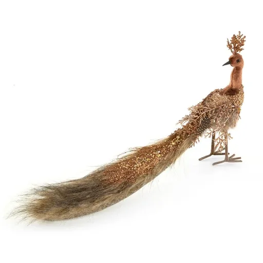 ArtFir Vianočná dekorácia PÁV 359 | hnedá 45 x 8 x 20 cm