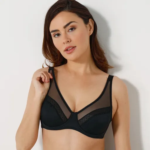 Zmenšujúca podprsenka Paia zn. Confidence Lingerie® z mikrovlákna a tylu, s kosticami