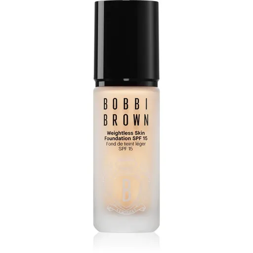 Bobbi Brown Weightless Skin Foundation SPF 15 Mini dlhotrvajúci zmatňujúci make-up s hydratačným účinkom odtieň Warm Sand 13 ml