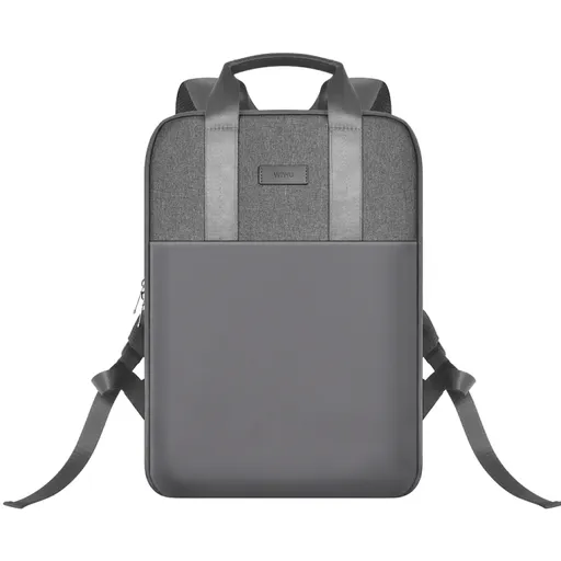 WIWU MINIMALIST Batoh pre laptop s uhlopriečkou do 15,6" šedý