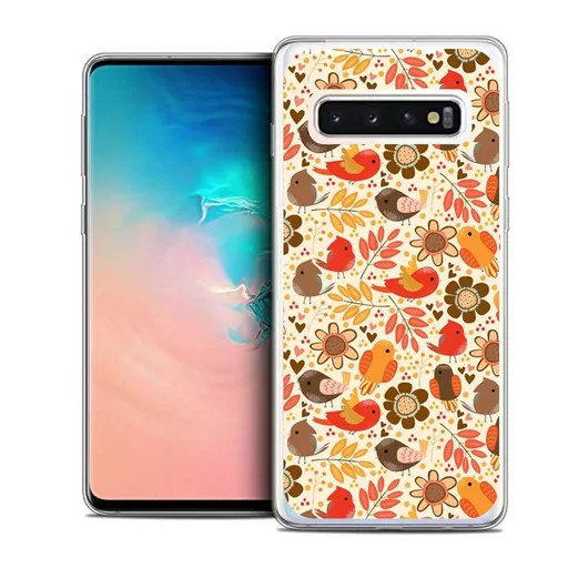PROTEMIO MY ART Ochranný kryt Samsung Galaxy S10 Plus BIRDS (004)