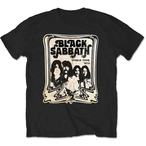 Black Sabbath tričko World Tour 1978 Čierna M