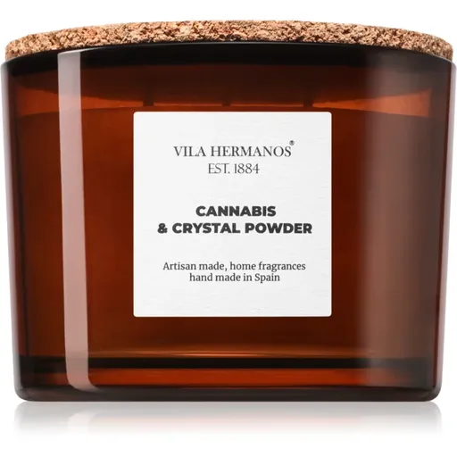Vila Hermanos Apothecary Cannabis & Crystal Powder vonná sviečka 350 g
