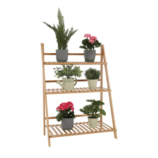 Bambusový stojan na kvetiny Nepel Typ 1, 70 x 40 x 96 cm