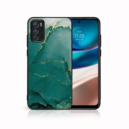 MY ART Ochranný kryt pre Motorola Moto G42 GREEN MARBLE (145)