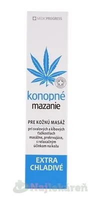 MedicProgress konopné mazanie Extra chladivé 100 ml