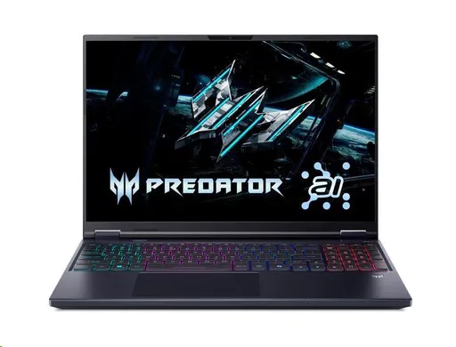 ACER NTB Predator Helios Neo 16 AI (PHN16-73-91XS), Ultra9-275HX, 16" WQXGA, 32GB, 1TB SSD, RTX 5060, Linux, Black