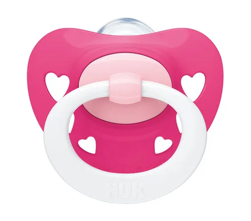 NUK Cumlík Signature 6-18m box tm.ružový