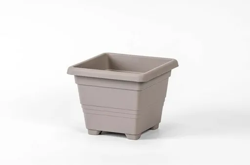 Plastia Kvetináč Begonia 60 x 60, svetlo šedá