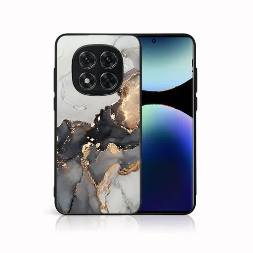 MY ART Ochranný kryt pre Xiaomi Redmi Note 14 Pro 5G GREY MARBLE (140)