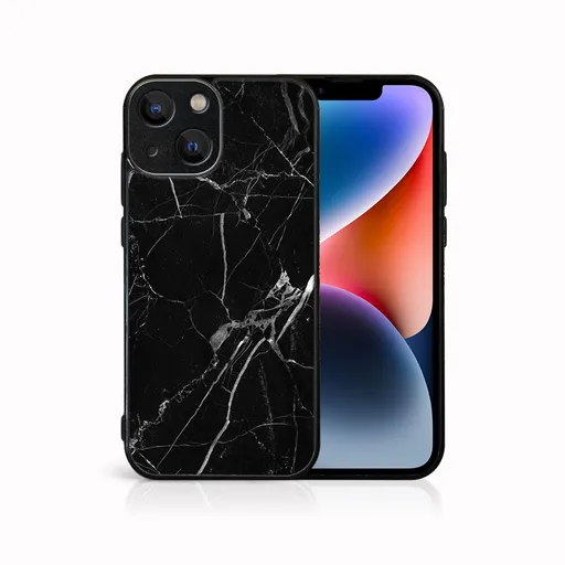 MY ART Ochranný kryt pre Apple iPhone 15 Plus BLACK MARBLE (142)