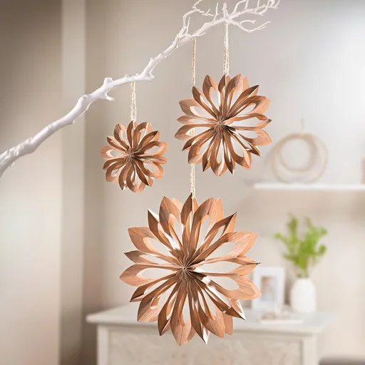 Weltbild Závěsné dekorace Květy, sada 3 ks