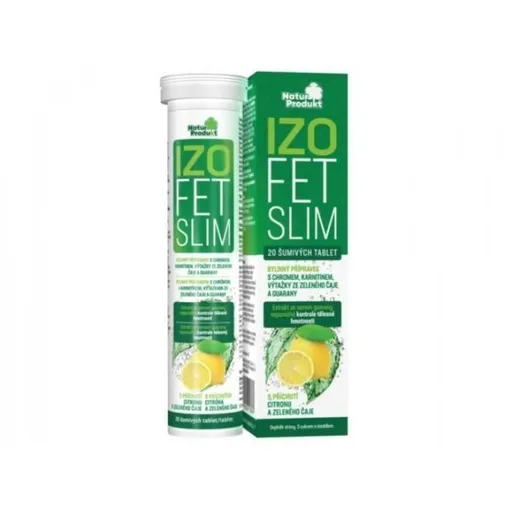 NaturProdukt IZOFET SLIM na chudnutie 3x20 šumivých tabliet