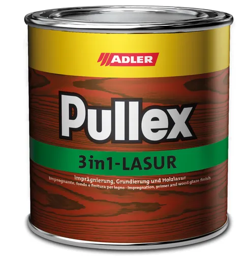 ADLER PULLEX 3in1-LASUR - Matná olejová lazúra na drevo v exteriéri eiche (dub), 0,75 L