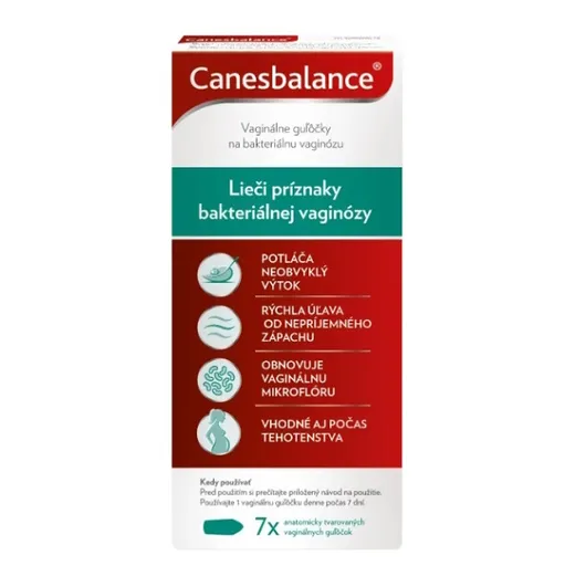 CANESBALANCE Vaginálne guličky 7 kusov