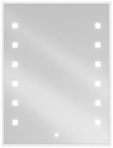MEXEN - Ner zrkadlo s osvetlením 60 x 80, LED 600 9809-060-080-611-00