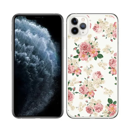 PROTEMIO MY ART Ochranný obal Apple iPhone 11 Pro PINK ROSES (016)