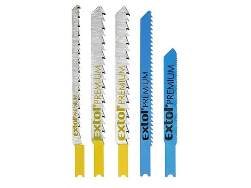 Plátky do priamočiarej píly mix 5ks EXTOL PREMIUM 8805600