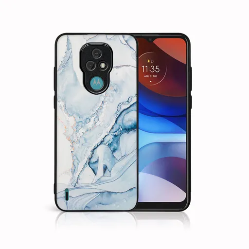 MY ART Ochranný obal Motorola Moto E7 LIGHT BLUE (149)