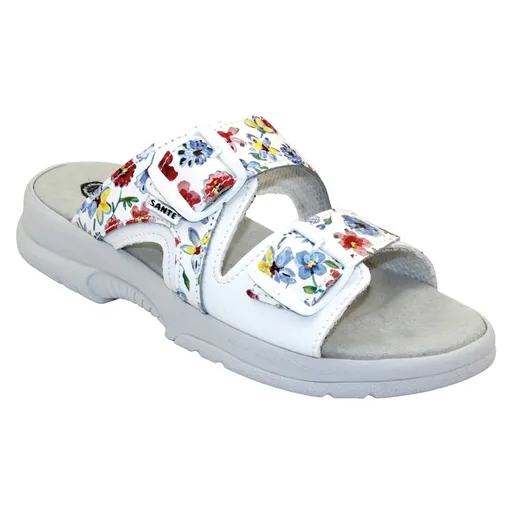 SANTÉ Dámske šľapky biele, Veľkosť obuvi: 38