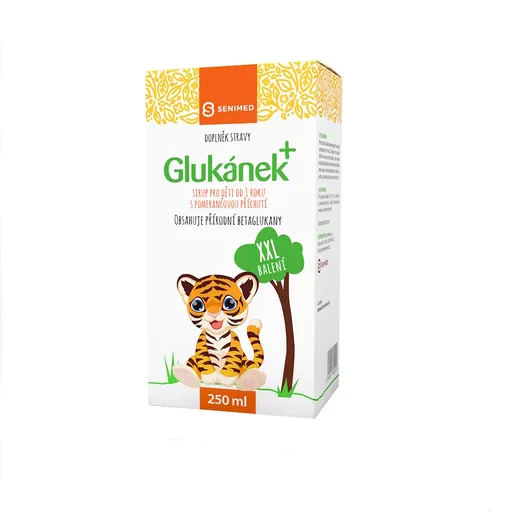 SENIMED Glukánek+ sirup pro děti 250 ml