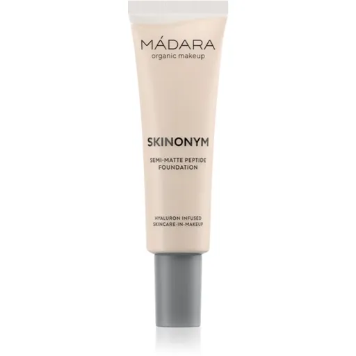 MÁDARA Skinonym Semi-Matte Peptide dlhotrvajúci make-up s peptidmi odtieň Porcelain 10 30 ml