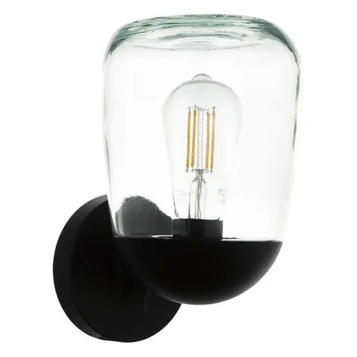 Nástenné svetlo Eglo DONATORI plast/hliník čierna 98701