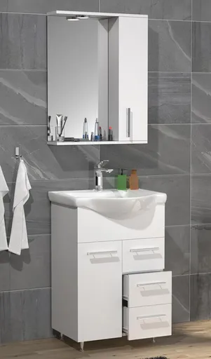 VCM 3dílná umyvadlová skříňka Lisalo L, bílá