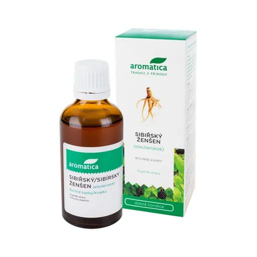 AROMATICA Sibírsky ženšen Eleuterokok bylinné kvapky 50 ml