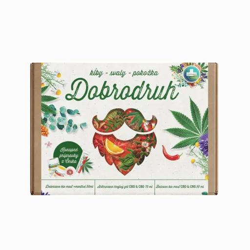 Darčekové balenie DOBRODRUH pre kĺby, svaly a pokožku - Annabis