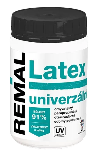 REMAL V2020 - Latex univerzálny 0,8 kg 1000 - biela