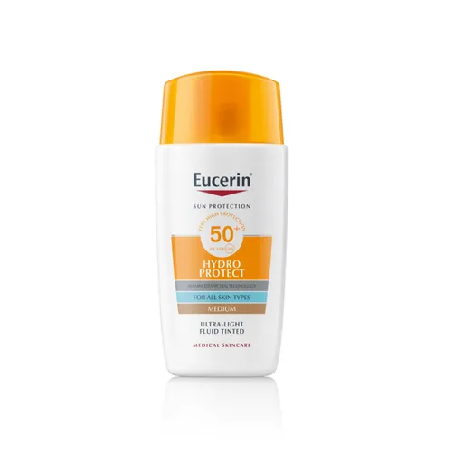 EUCERIN Sun Hydro Protect Fluid na opaľovanie str. tmavý SPF 50+ 50 ml