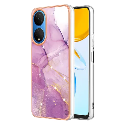 IMD MARBLE Ochranný kryt Honor X7 PURPLE