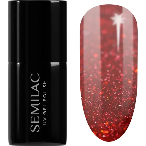 Semilac UV Hybrid Winter Collection gélový lak na nechty s použitím UV/LED lampy odtieň 609 Snow Berries 7 ml