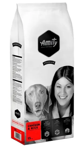 Amity Premium Chicken and Rice granule pre psy kuracie s ryžou 15kg