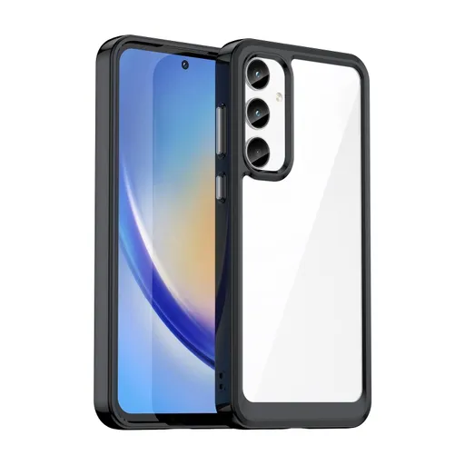 CRYSTAL Ochranný kryt pre Samsung Galaxy A55 5G čierny