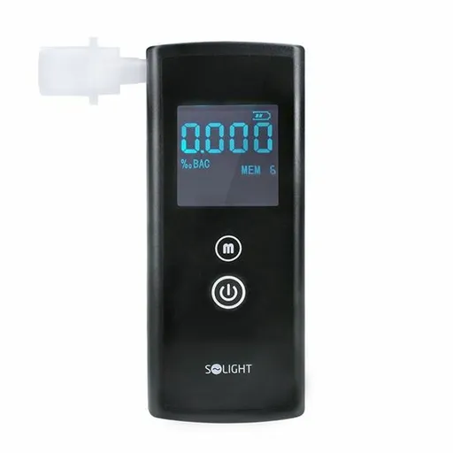 Solight 1T04A Alkohol tester, 0,0 - 3,0 ‰ BAC, presnosť 0,1 ‰