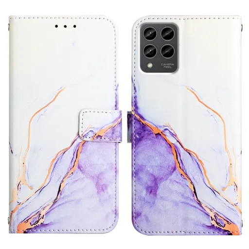 ART MARBLE Peňaženkový kryt T Phone Pro / T Phone Pro 2023 PURPLE