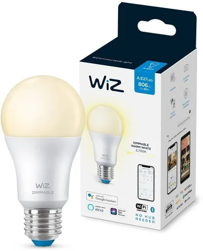 PHILIPS WiZ Dimmable 60W E27 A60 - stmievateľná žiarovka