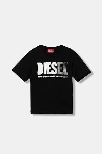 Detské bavlnené tričko Diesel THIDE OVER T-SHIRT