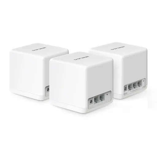 TP-Link WiFi smerovač Mercusys Halo H60X(3-pack) WiFi 6, AX1500, 3x GLAN2,4/5 GHz