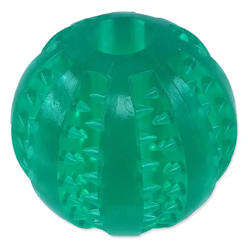 Loptička Dog Fantasy DENTAL MINT zelená 7cm