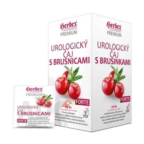 HERBEX Premium UROLOGICKÝ ČAJ s brusnicami FORTE