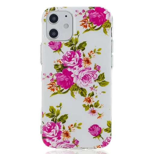 ART TPU Svietiaci obal Apple iPhone 12 mini ROSES