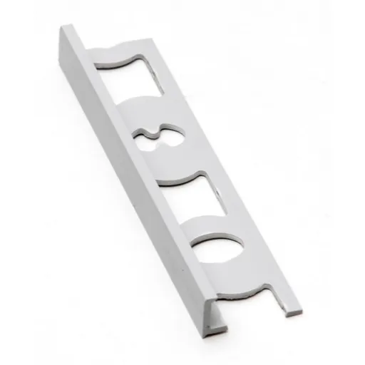 Lišta ukončovací "L" Profil-EU svetlo sivá, PVC, dĺžka 250 cm, výška hrany 8 mm, LL82503