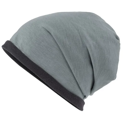 Myrtle Beach (Daiber) Čiapka Single Beanie MB7131 - Šedý melír / tmavošedá