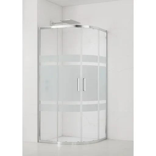 Sprchový kút štvrťkruh 80x80 cm SAT TEX SIKOTEXS80CRS