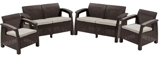 ArtTruAn Záhradný set GREEK REST | hnedá