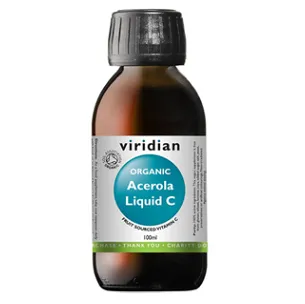 VIRIDIAN Nutrition organic acerola liquid C 100 ml